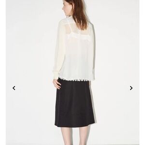 Sacai Chiffon Combo Pullover sweater